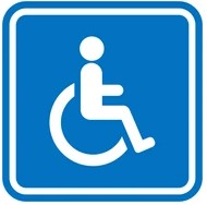 A disabled parking permit