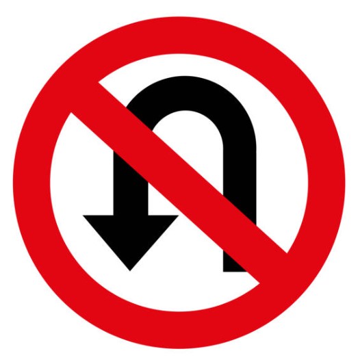 No U turn