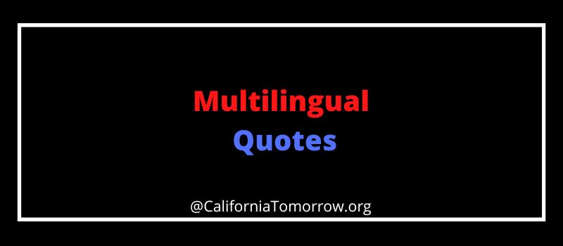 Multilingual Quotes