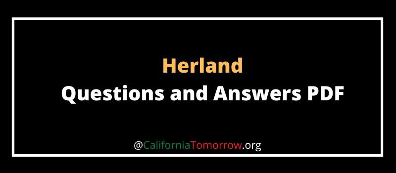 Herland Questions and Answers PDF
